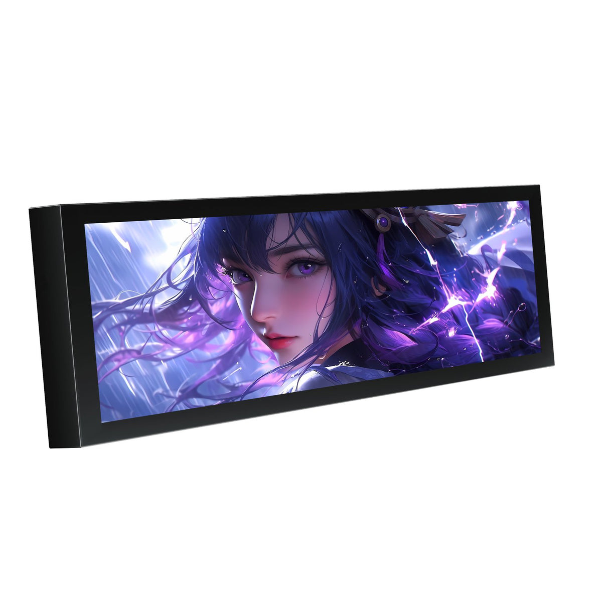 Hurricane Beast 9.2″ Ultra-Wide LCD Sensor Panel – Real-Time PC System Monitor | Aluminum, 1920×462