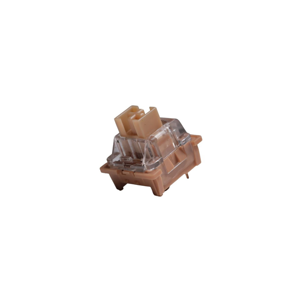 Outemu Milk Tea Tactile Switches – Smooth Balanced Bump, Factory-Lubed POM Box Stem | 3-Pin, Pack of 10