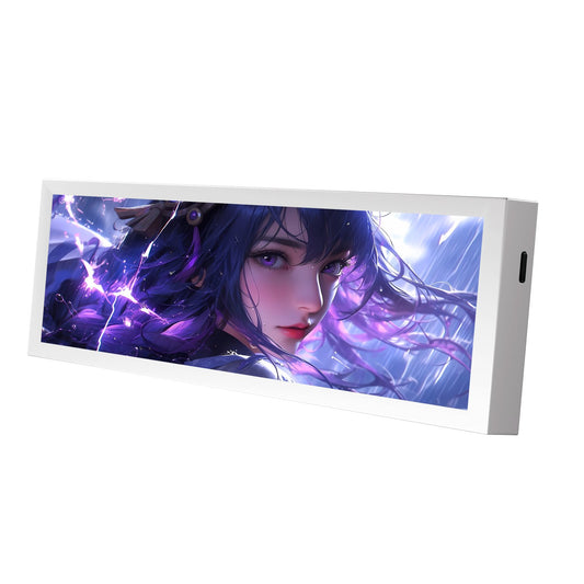 Hurricane Beast 9.2″ Ultra-Wide LCD Sensor Panel – Real-Time PC System Monitor | Aluminum, 1920×462