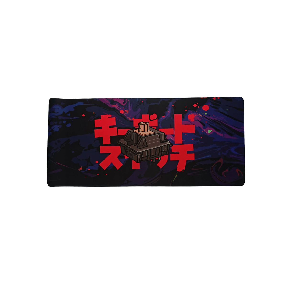 Keyboard Switch Desk Mat – Extended Gaming Mousepad | 900 × 400mm | Japanese Street Art Design