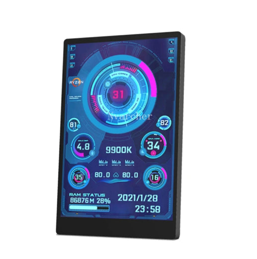 Turing Smart Screen 3.5″ IPS – USB Sensor Panel for Real-Time PC Monitoring | Aluminum, 320×480