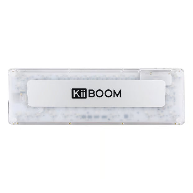 KiiBOOM Phantom 64 Tri-Mode Mechanical Keyboard – 60% Full Acrylic Gasket Mount with LCD Screen [OPEN BOX]