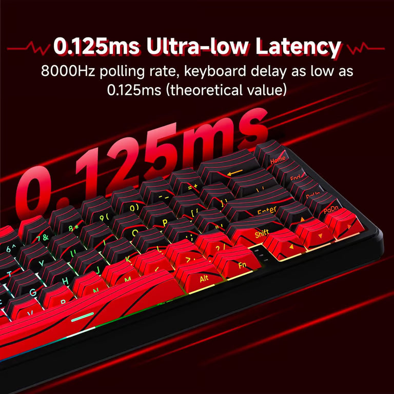 Eweadn Battle68 65% Hall Effect Keyboard – Wired, Sandwich Mount, Rapid Trigger & 8K Polling | Space Magnetic