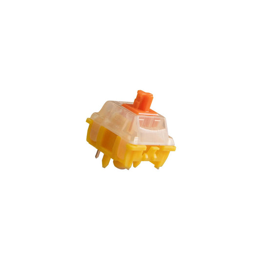 Gateron EverFree Curry Switches – Smooth, Soft-Sounding Mid-Weight Linear | 5-Pin, Pack of 10