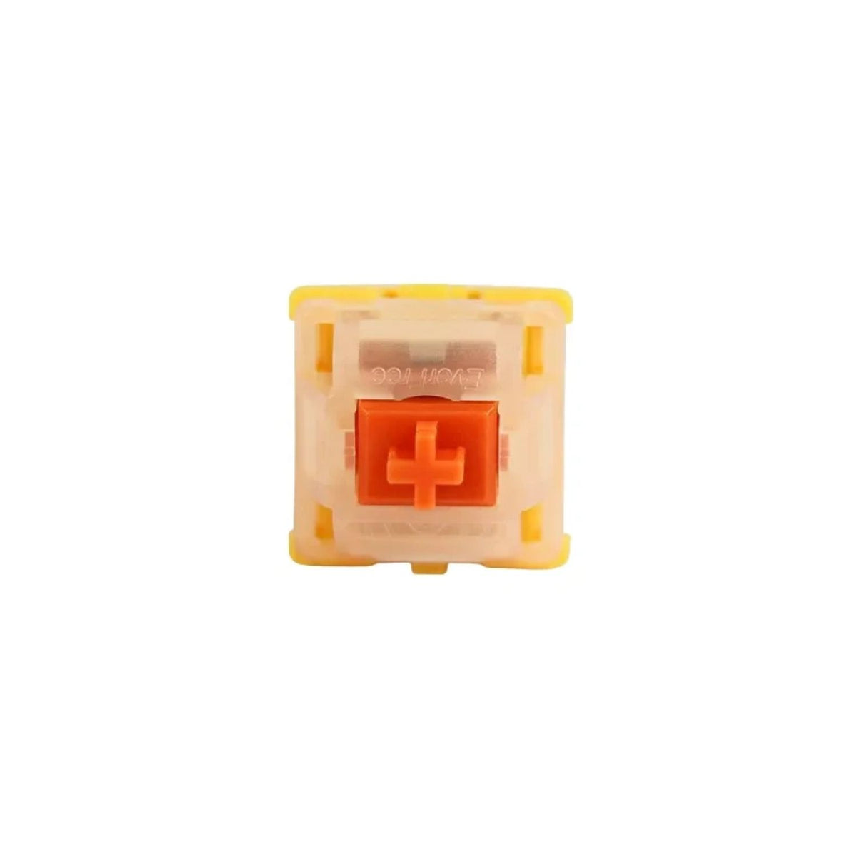 Gateron EverFree Curry Switches – Smooth, Soft-Sounding Mid-Weight Linear | 5-Pin, Pack of 10