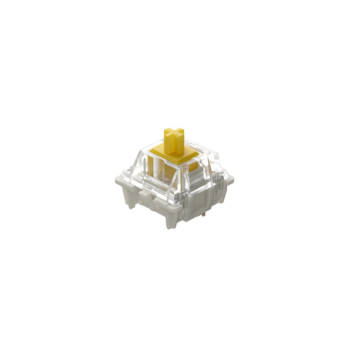 Gateron G Pro 3.0 Yellow Linear Switches – Smooth Progressive Linear, Frosted RGB Diffusion & Reinforced Pins | 3-Pin, Pack of 10