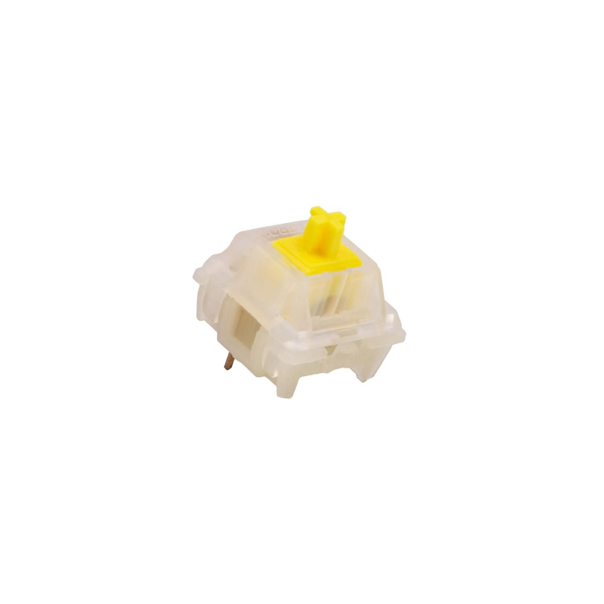 Gateron Milky Yellow Pro Switches (KS-3X1) – 5-Pin Linear Mechanical Keyboard Switches - Pack of 10