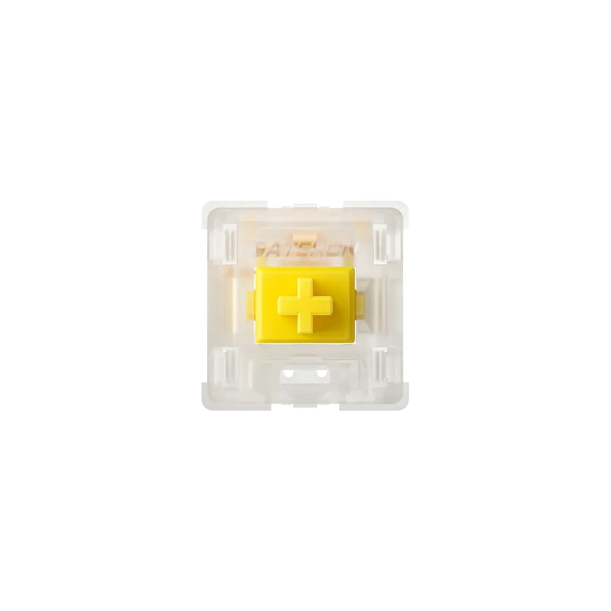Gateron Milky Yellow Pro Switches (KS-3X1) – 5-Pin Linear Mechanical Keyboard Switches - Pack of 10