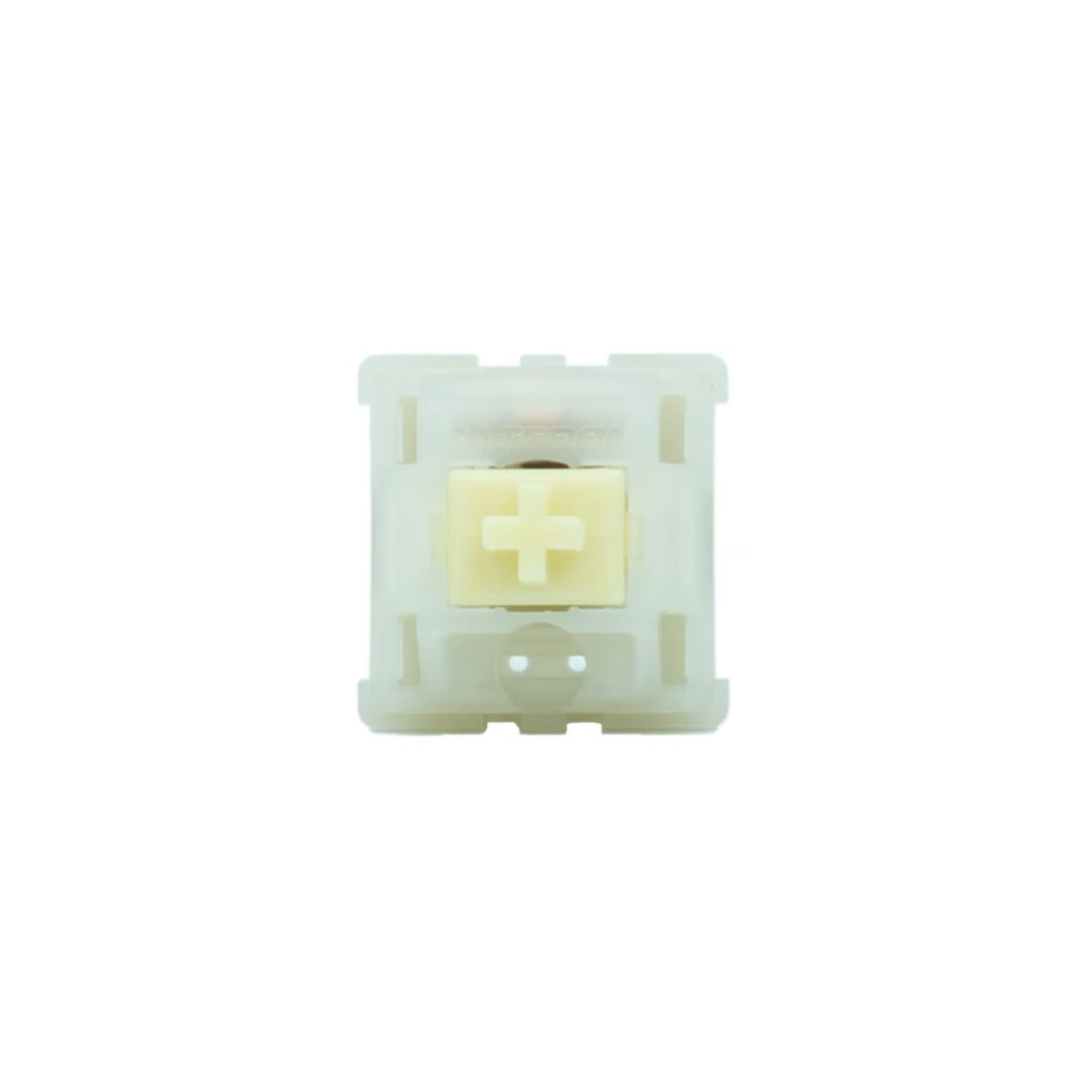 Gateron KS-3X1 Milky Yellow Pro Tactile Heavy Switches – Pronounced 60gf Bump, Dual-Stage Spring, Milky RGB Housing | 5-Pin, Pack of 10