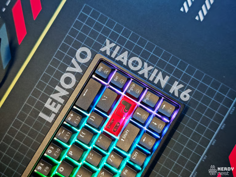 Lenovo XiaoXin K6 65% Hall Effect Keyboard – Wired, CNC Aluminum, Rapid Trigger & 8K Polling | Magnetic Linear