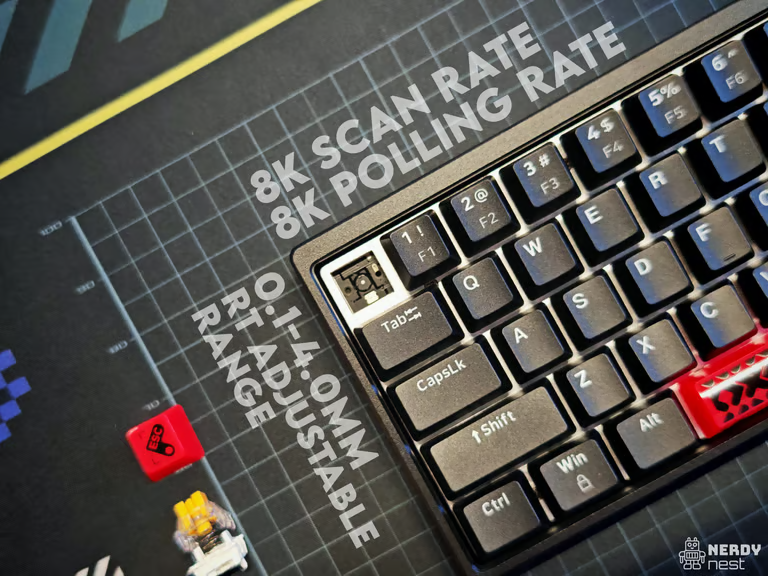 Lenovo XiaoXin K6 65% Hall Effect Keyboard – Wired, CNC Aluminum, Rapid Trigger & 8K Polling | Magnetic Linear