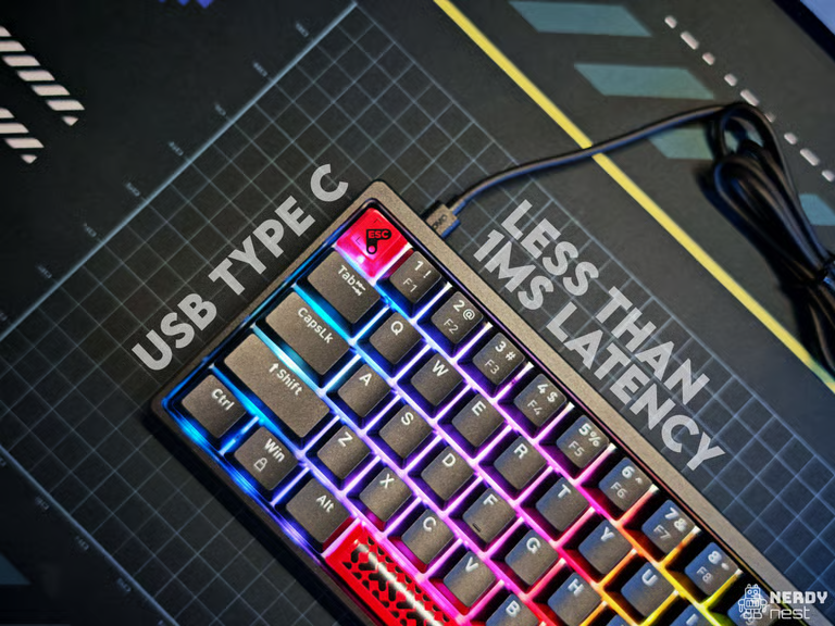Lenovo XiaoXin K6 65% Hall Effect Keyboard – Wired, CNC Aluminum, Rapid Trigger & 8K Polling | Magnetic Linear
