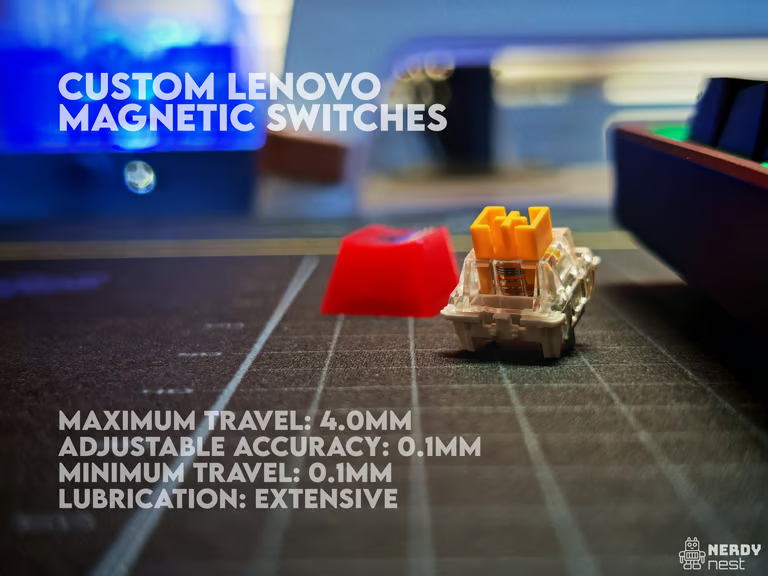 Lenovo XiaoXin K6 65% Hall Effect Keyboard – Wired, CNC Aluminum, Rapid Trigger & 8K Polling | Magnetic Linear