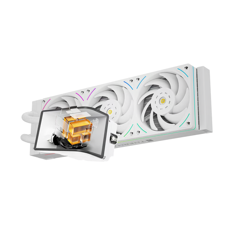 Thermalright Wonder Vision 360 UB RGB AIO Liquid Cooler – 6.67" 2K LCD, 6400 RPM Pump & ARGB | Black & White