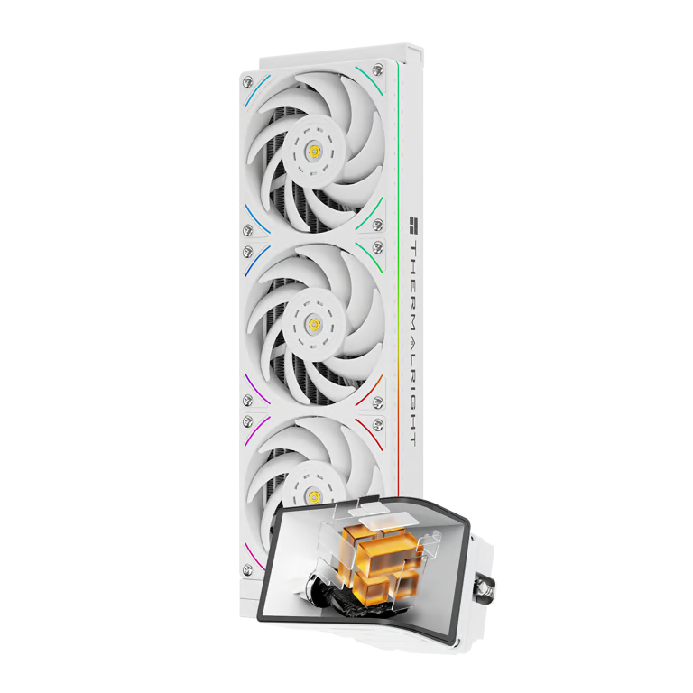 Thermalright Wonder Vision 360 UB RGB AIO Liquid Cooler – 6.67" 2K LCD, 6400 RPM Pump & ARGB | Black & White