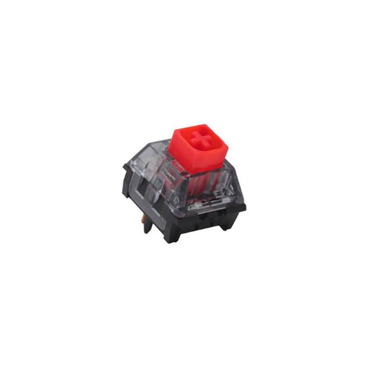 Kailh Box Red V2 Switches – Smooth Light Linear with Box Stem & IP54 Dust/Moisture Resistance | 5-Pin, Pack of 10