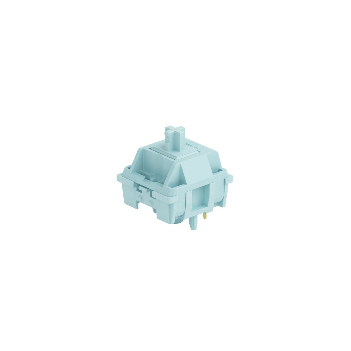 KTT Macaron Switches – Smooth Linear (Red) & Gentle Tactile (Blue), Factory-Lubed Pastel | 5-Pin, Pack of 10