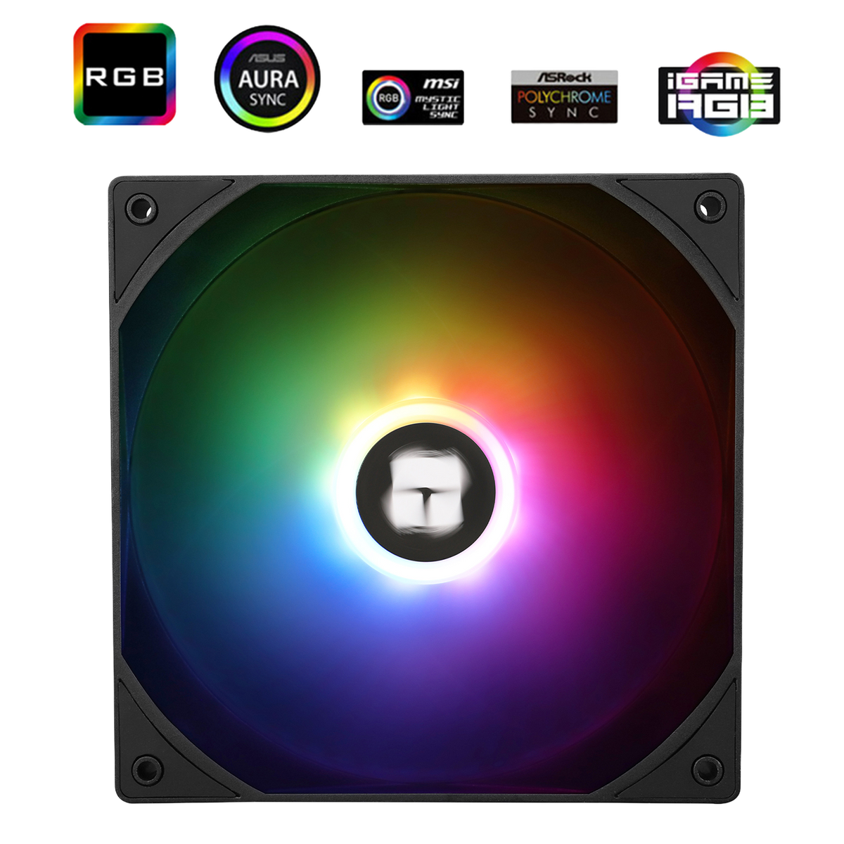 Thermalright TL-C14C-S / TL-C14CW-S 140mm ARGB PWM Case Fan – S-FDB Bearing, High Airflow & Addressable RGB | Black / White