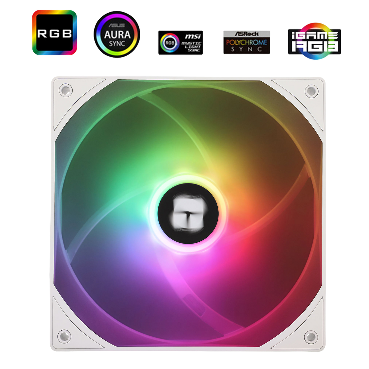 Thermalright TL-C14C-S / TL-C14CW-S 140mm ARGB PWM Case Fan – S-FDB Bearing, High Airflow & Addressable RGB | Black / White
